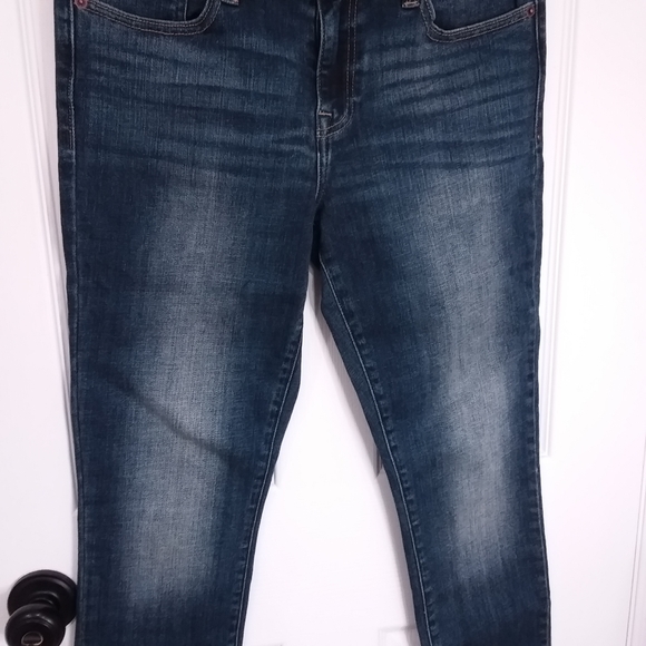 Womens Lucky Brand Jeans size 16 mid waist unhemmed at 27 Low Rise Lolita Skinny - Picture 3 of 14